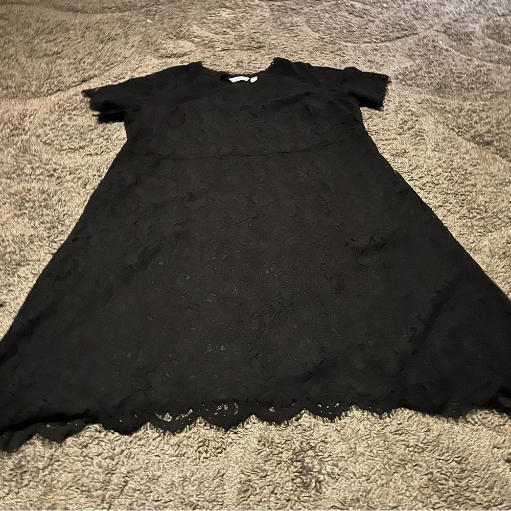 Isaac Mizrahi Elegant‎ Black Lace Dress size 2xl - Picture 5 of 6